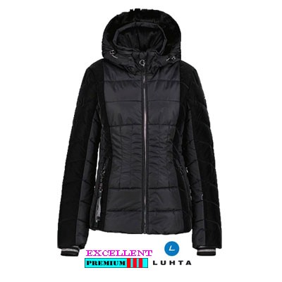 Luhta Dames Jack Kaamanen 32409-990 Zwart Aanbieding