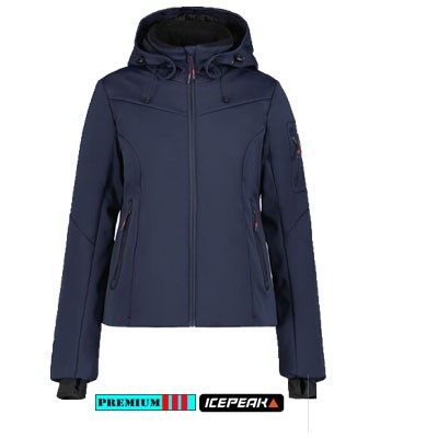 Icepeak Dames Softshell Ecorse 254951-390 Marine Aanbieding