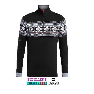 Newland from Italy Heren Vest Clarence N3-3716 Zwart/Wit