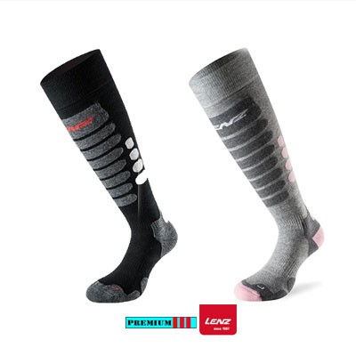 Lenz Skikousen Skiing 3.0 Zwart/Grijs-Grijs/Pink