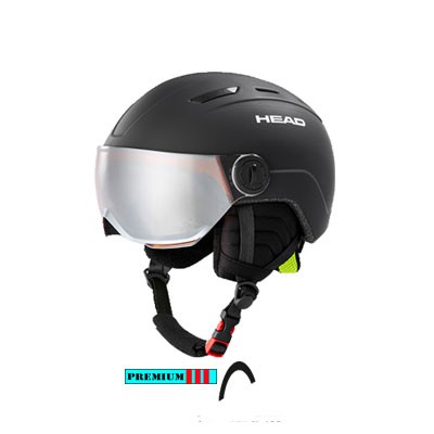 Head Skihelm Mojo Jr. Visor 328224 Zwart Aanbieding