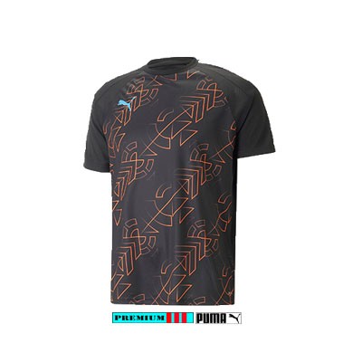 Puma Tee Heren Liga Team Graphic 658297-050 Zwart/Oranje
