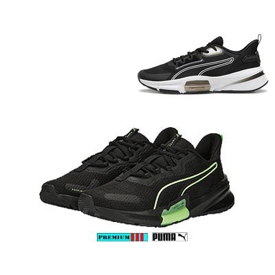 Puma PowerFrame Heren TR 379482-03 Zwart/Lime