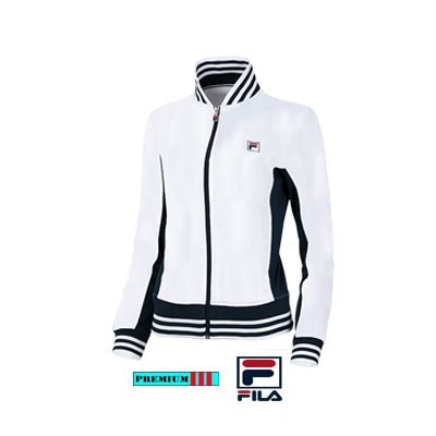 Fila Dames WU Jacket Georgia FLB221103-0153 Wit/Marine