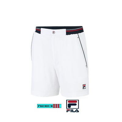 Fila Heren Tennisshort Stephan FBM161005-001 Wit