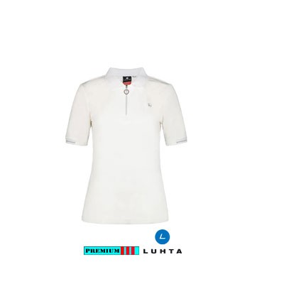 Luhta Dames Poloshirt Aerola 535306-980 Wit