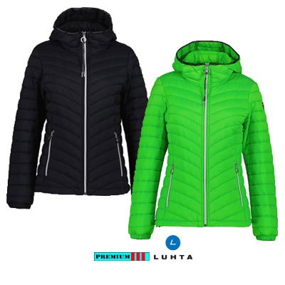 Luhta Dames Puffy Henttola 333430-550-Appelgroen Aanbieding