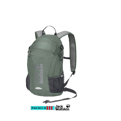 Jack Wolfskin Rugzak Velocity12-2010302-4143 Olijf Uitverkocht