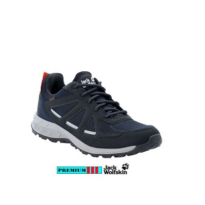 Jacks Wolfskin Woodland2 Low Heren 4051271-1178 Marine Aanbieding Uitverkocht
