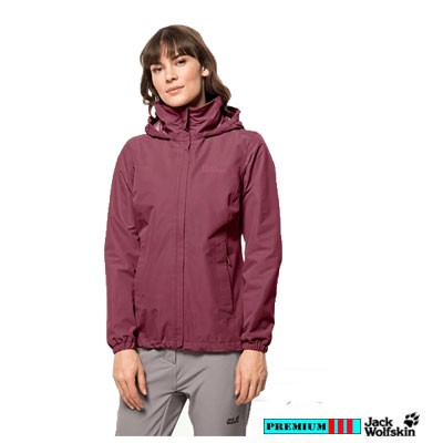 Jack Wolfskin Dames Jack Stormy Point 1111202-2198 Bordeaux Uitverkocht