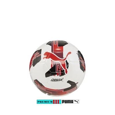 Puma Bal Orbita6 MS 084335-04 Wit/Rood