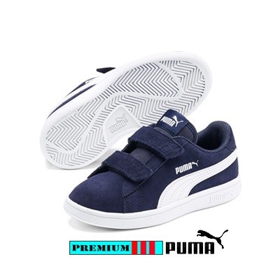 Puma SmashV2 Junior 365177-02 Blauw