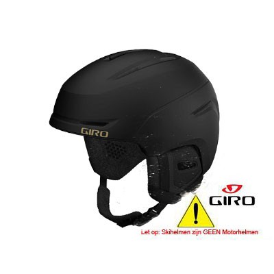 Giro skihelm mod.Avera Mat Zwart Uitverkocht