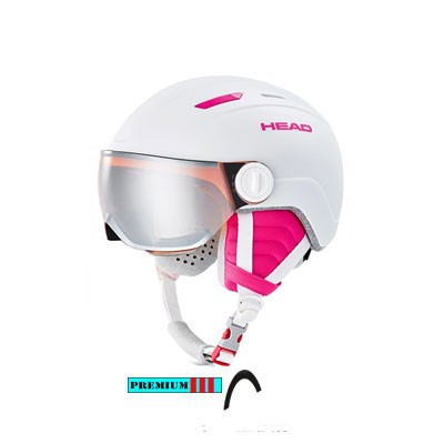 Head Skihelm Maja Jr.Visor 328324 Wit Aanbieding