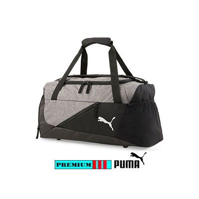 Puma Sporttas TeamFinal Small 078942-01 Zwart/Beige Denim Uitverkocht