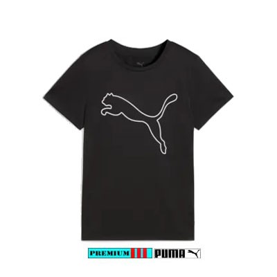 Puma Tee Tad ESS Logo 525892-01 Zwart