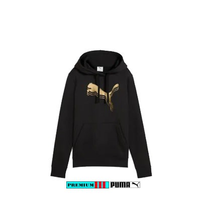 Puma Hoody Dames ESS Metalic 684996-051 Zwart