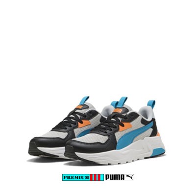 Puma Trinity Lite JR 391443-015 Grijs/Turquoise