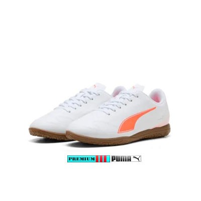 Puma Vitoria ll IT Junior 108505-02 Wit/Oranje