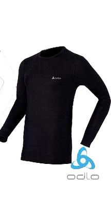 Odlo Ondershirt 111602-15000 Zwart Heren Merino