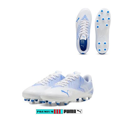 Puma Rapid FG/AG JR 109314-02 Blauw/Wit