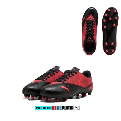 Puma Rapid FG/AG JR 109314-03 Zwart/Rood