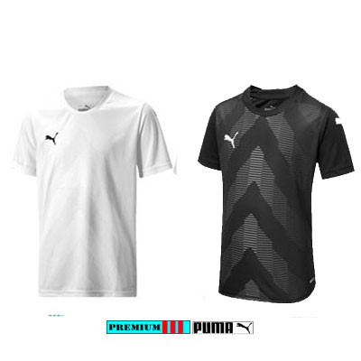 Puma Tee Junior Team Glory 705309-04 Wit-03 Zwart Aanbieding